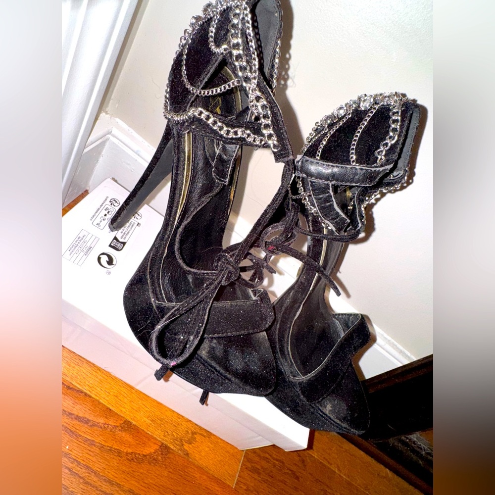Black platform Heels from Just Fab!